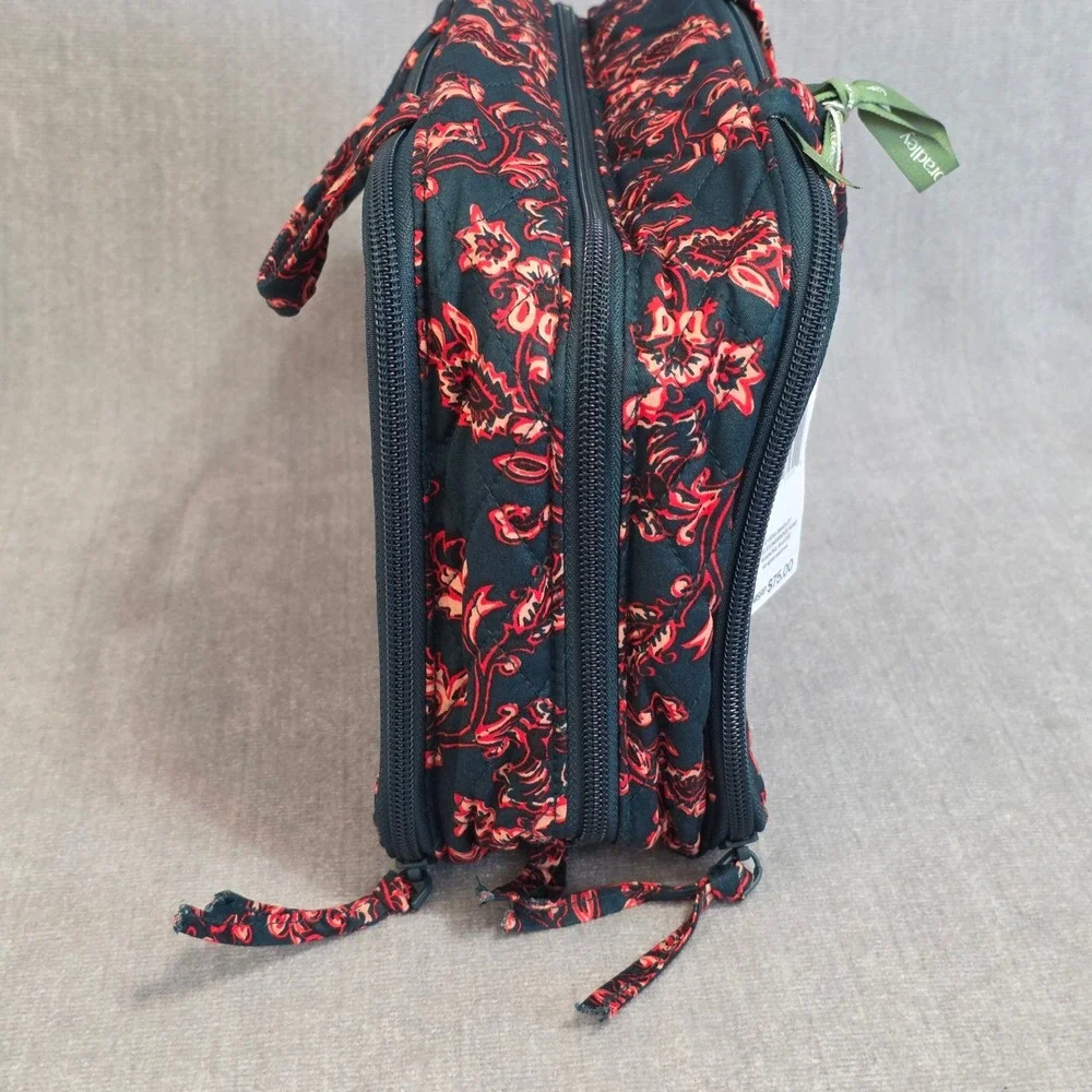 Vera Bradley Ultimate Travel New Navy Red Victorian Vines Paisley